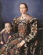 BRONZINO, Agnolo Eleonora of Toledo with her son Giovanni de  Medici china oil painting reproduction